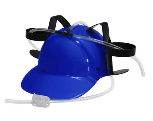 Casque à bière Bleu