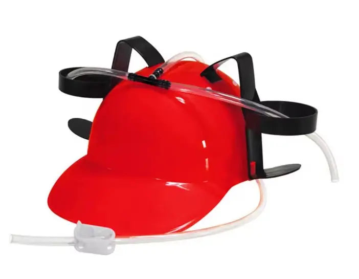 Casque à bière Rouge