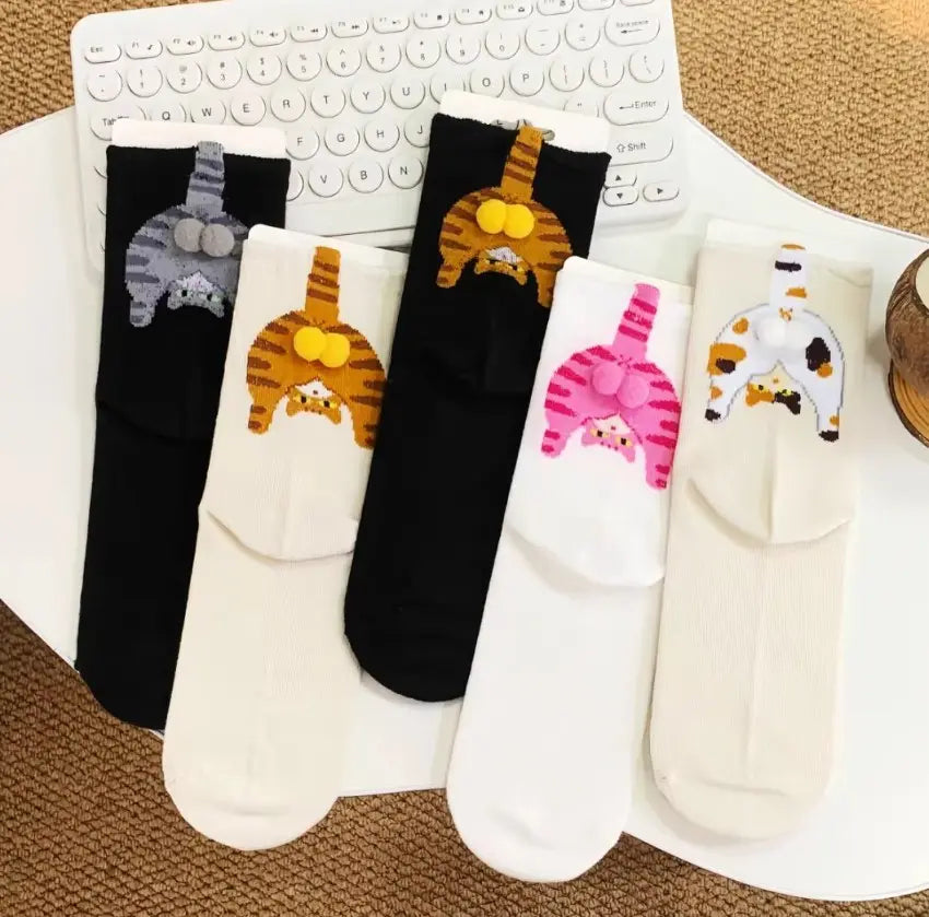 Chaussettes Cartoon Chat