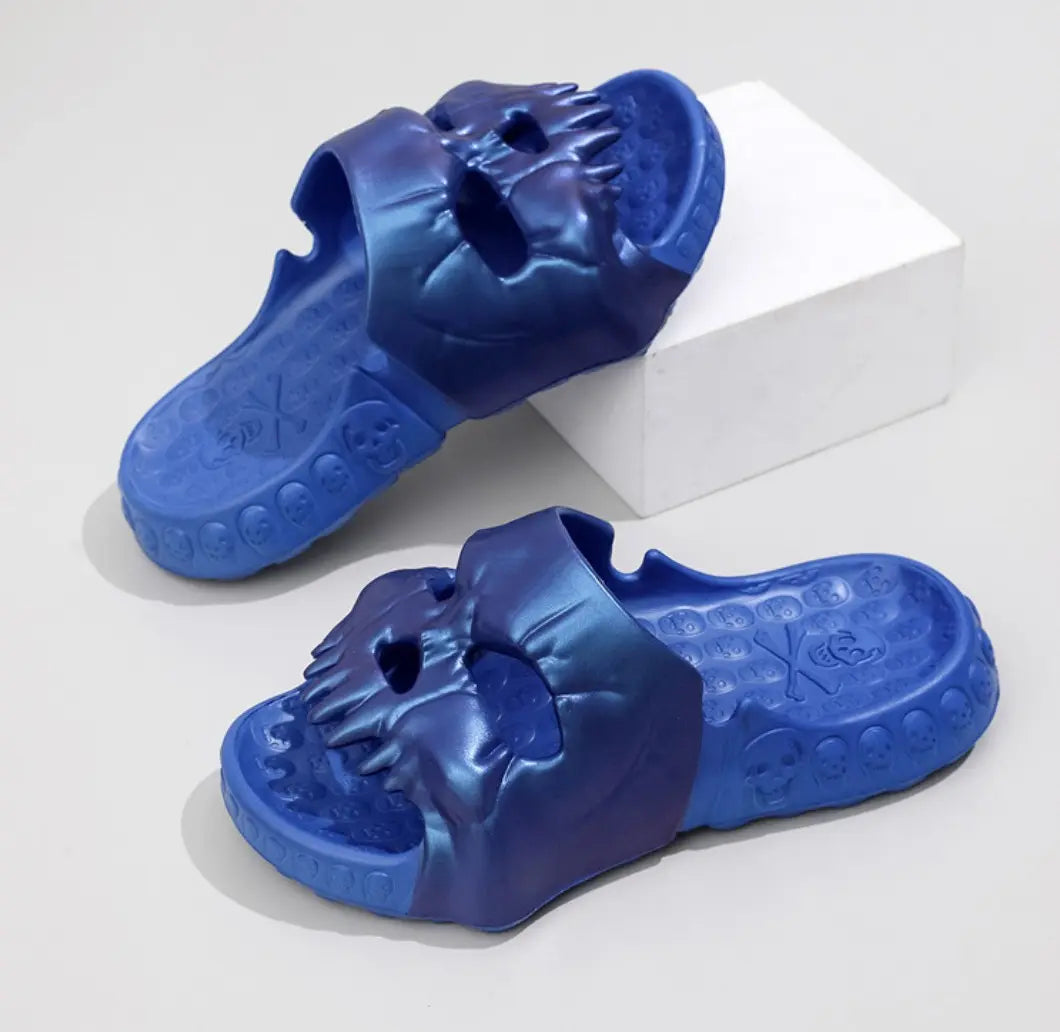 Claquettes Bleu