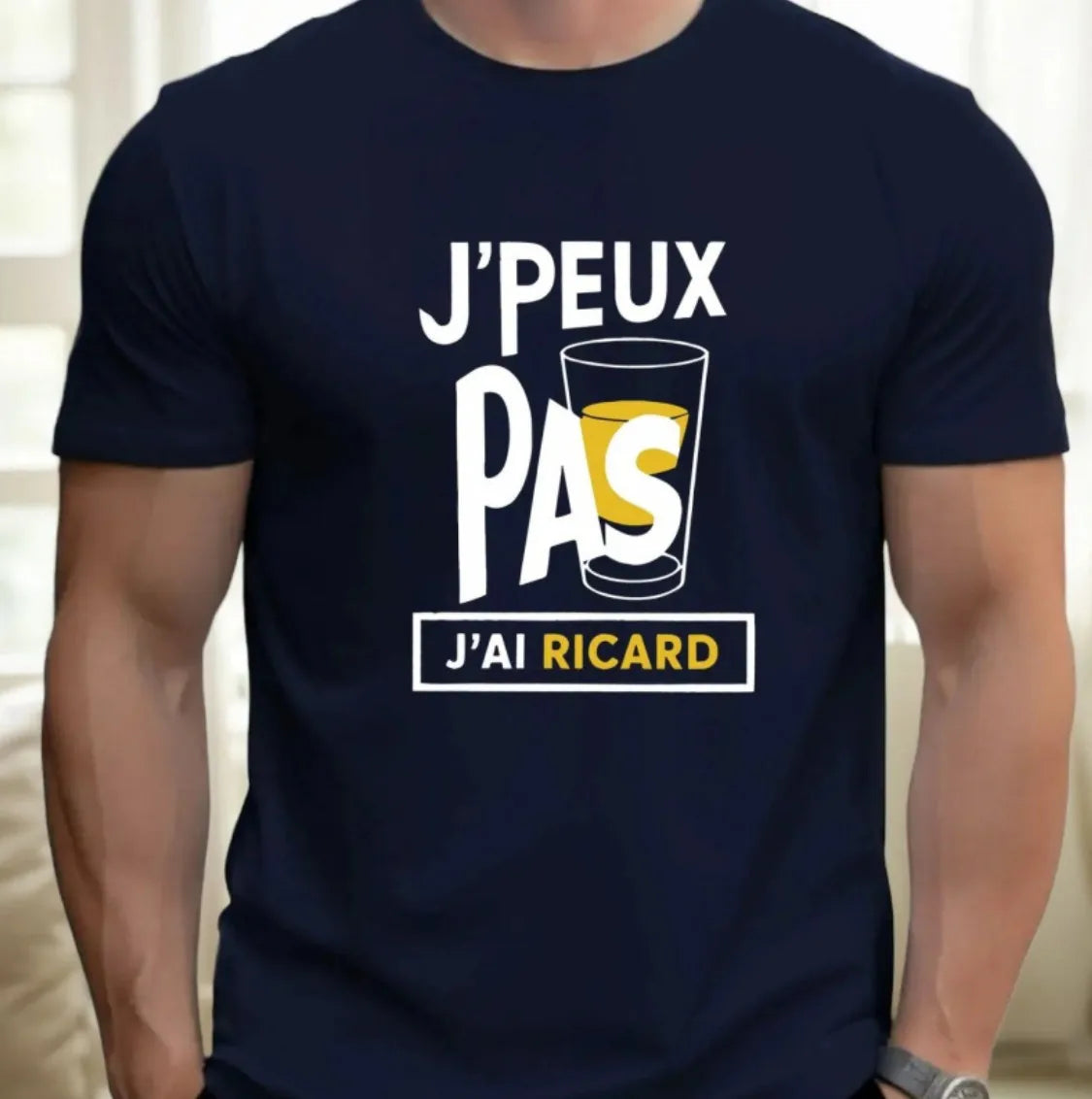 T-shirt Ricard Bleu marine