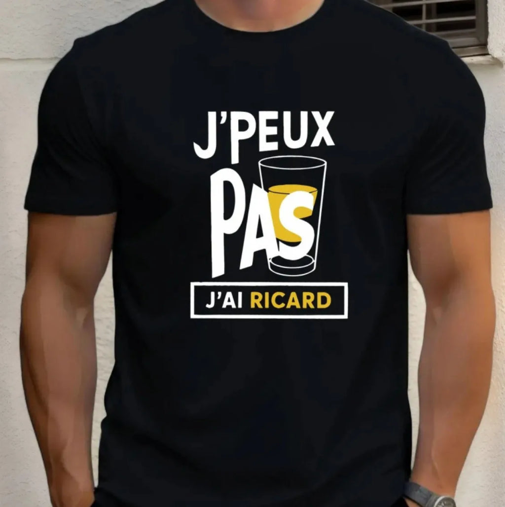T-shirt Ricard Noir